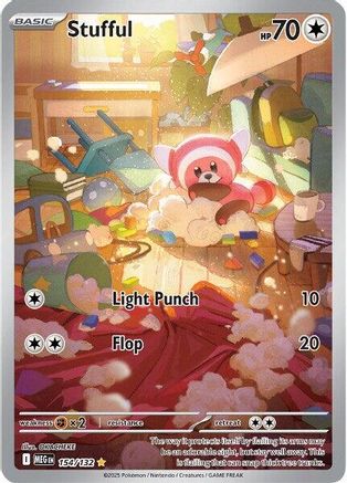 Stufful - 154/132 154 - ME01 Mega Evolution Holofoil - Poke-Collect