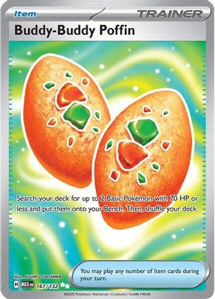 Buddy-Buddy Poffin 167 - ME01 Mega Evolution Holofoil - Poke-Collect