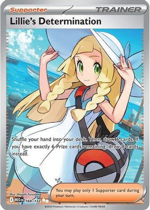 Lillie's Determination - 169/132 169 - ME01 Mega Evolution Holofoil - Poke-Collect