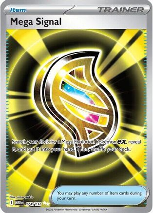 Mega Signal - 171/132 171 - ME01 Mega Evolution Holofoil - Poke-Collect