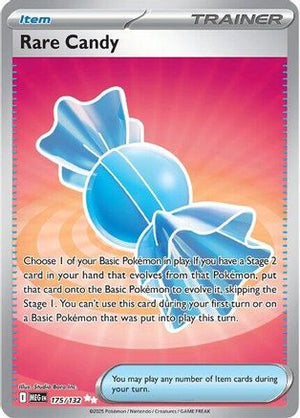 Rare Candy - 175/132 175 - ME01 Mega Evolution Holofoil - Poke-Collect