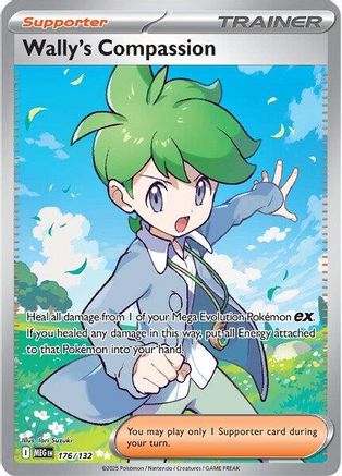 Wally's Compassion - 176/132 176 - ME01 Mega Evolution Holofoil - Poke-Collect