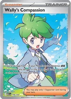 Wally's Compassion - 176/132 176 - ME01 Mega Evolution Holofoil - Poke-Collect
