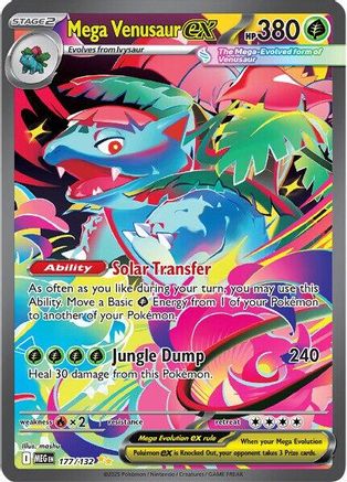 Mega Venusaur ex - 177/132 177 - ME01 Mega Evolution Holofoil - Poke-Collect