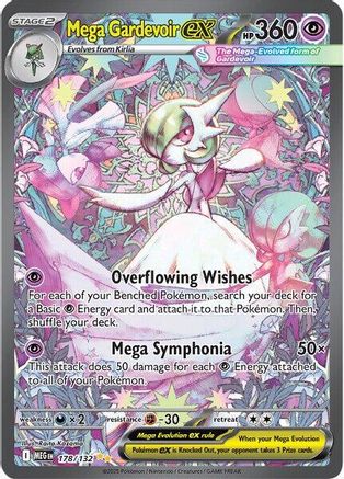 Mega Gardevoir ex - 178/132 178 - ME01 Mega Evolution Holofoil - Poke-Collect