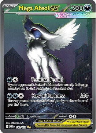Mega Absol ex - 180/132 180 - ME01 Mega Evolution Holofoil - Poke-Collect