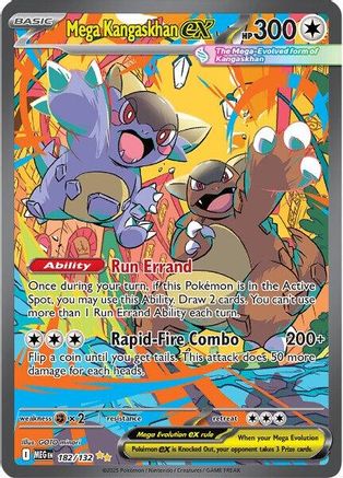 Mega Kangaskhan ex - 182/132 182 - ME01 Mega Evolution Holofoil - Poke-Collect