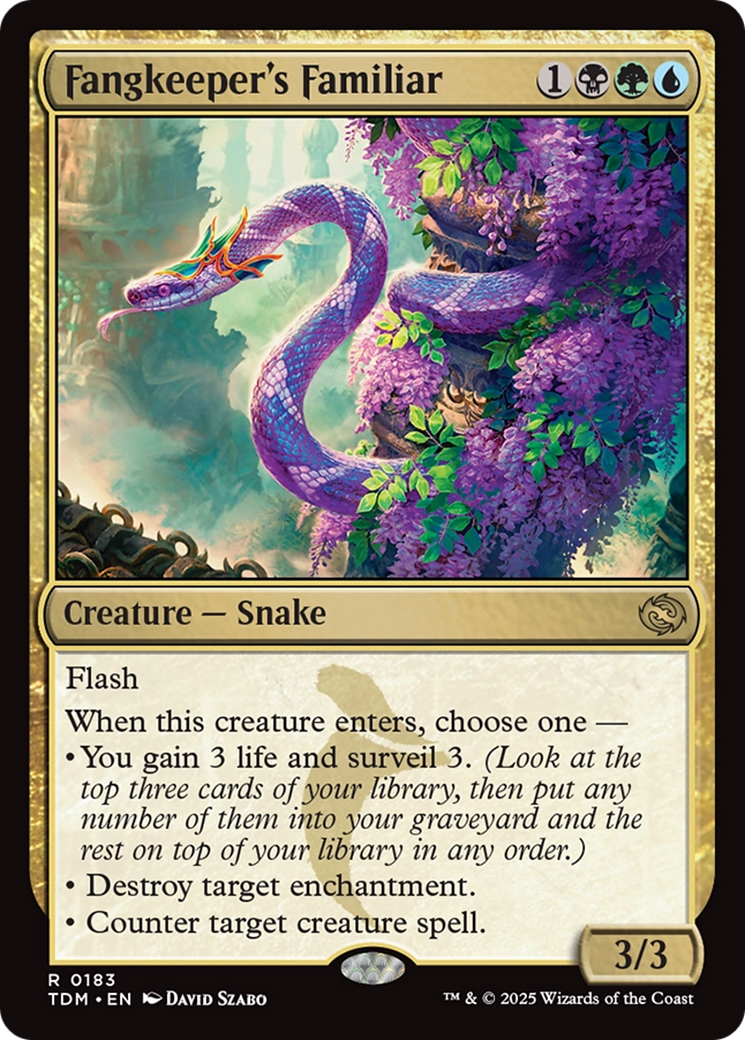Fangkeeper's Familiar (TDM-183) - Tarkir: Dragonstorm Foil - Poke-Collect