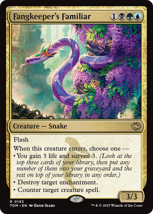 Fangkeeper's Familiar (TDM-183) - Tarkir: Dragonstorm Foil - Poke-Collect