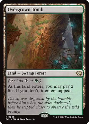 Overgrown Tomb (ECL-266) - Lorwyn Eclipsed - Poke-Collect