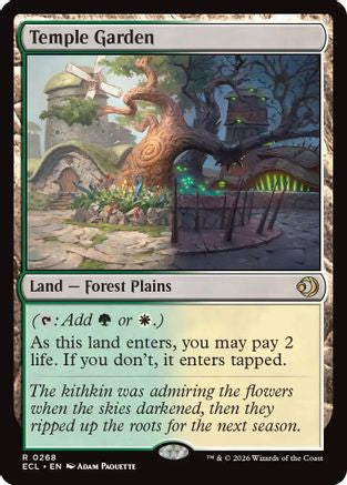 Temple Garden (ECL-268) - Lorwyn Eclipsed