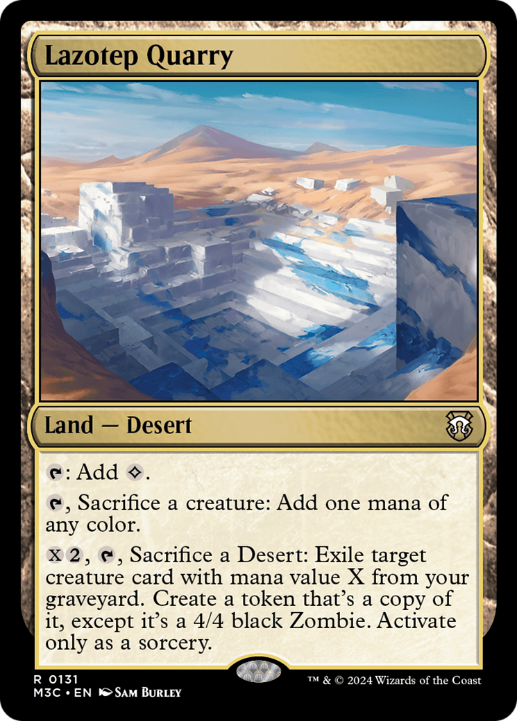 Lazotep Quarry (M3C-131) - Modern Horizons 3 Commander - Poke-Collect