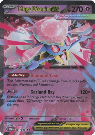 Mega Diancie ex 41 - ME02 Phantasmal Flames Holofoil - Poke-Collect