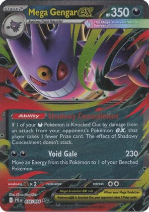 Mega Gengar ex 56 - ME02 Phantasmal Flames Holofoil - Poke-Collect