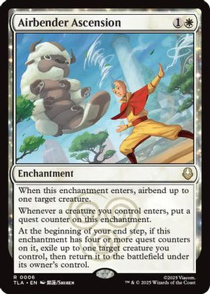 Airbender Ascension (TLA-006) - Avatar: The Last Airbender Foil - Poke-Collect