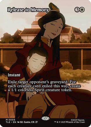 Release to Memory (Borderless) (TLE-005) - Avatar: The Last Airbender: Eternal-Legal - Poke-Collect