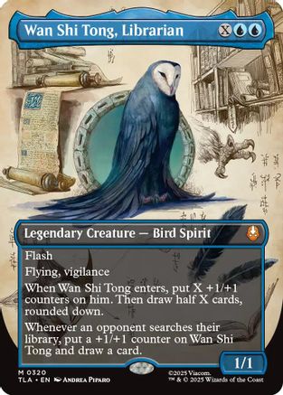 Wan Shi Tong, Librarian (Borderless) (TLA-320) - Avatar: The Last Airbender Foil - Poke-Collect