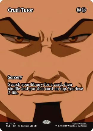 Cruel Tutor (Borderless) (TLE-024) - Avatar: The Last Airbender: Eternal-Legal - Poke-Collect