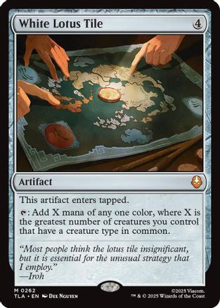 White Lotus Tile (TLA-262) - Avatar: The Last Airbender Foil - Poke-Collect