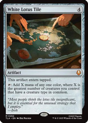 White Lotus Tile (TLA-262) - Avatar: The Last Airbender - Poke-Collect