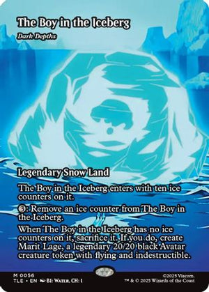 The Boy in the Iceberg - Dark Depths (Borderless) (TLE-056) - Avatar: The Last Airbender: Eternal-Legal Foil - Poke-Collect