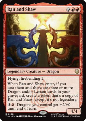 Ran and Shaw (TLA-150) - Avatar: The Last Airbender Foil - Poke-Collect