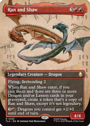 Ran and Shaw (Borderless) (TLA-325) - Avatar: The Last Airbender Foil - Poke-Collect