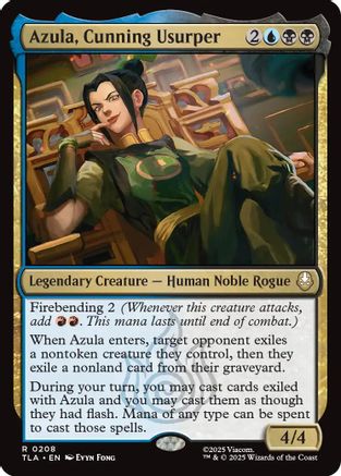 Azula, Cunning Usurper (TLA-208) - Avatar: The Last Airbender Foil - Poke-Collect