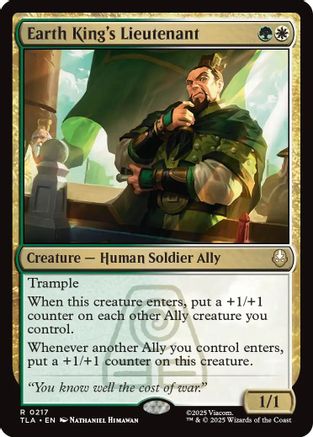 Earth King's Lieutenant (TLA-217) - Avatar: The Last Airbender Foil - Poke-Collect