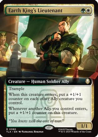 Earth King's Lieutenant (Extended Art) (TLA-380) - Avatar: The Last Airbender Foil - Poke-Collect