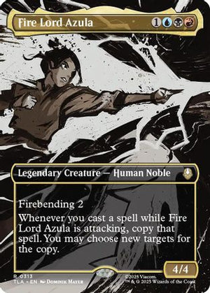 Fire Lord Azula (0313) (Borderless) (TLA-313) - Avatar: The Last Airbender - Poke-Collect
