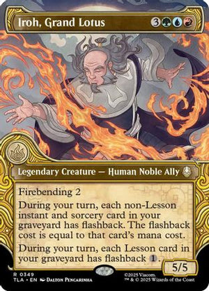 Iroh, Grand Lotus (Showcase) (TLA-349) - Avatar: The Last Airbender Foil - Poke-Collect