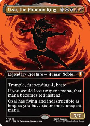 Ozai, the Phoenix King (0335) (Borderless) (TLA-335) - Avatar: The Last Airbender Foil - Poke-Collect