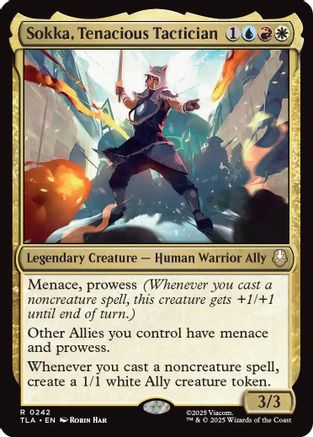 Sokka, Tenacious Tactician (TLA-242) - Avatar: The Last Airbender Foil - Poke-Collect