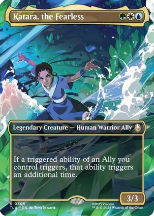 Katara, the Fearless (Borderless) (TLA-305) - Avatar: The Last Airbender - Poke-Collect