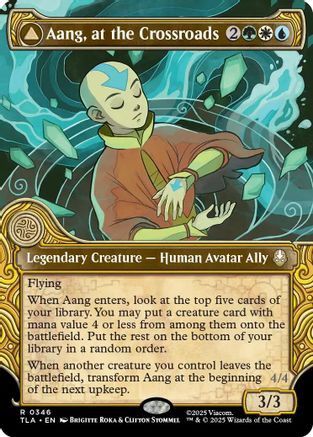 Aang, at the Crossroads (Showcase) (TLA-346) - Avatar: The Last Airbender - Poke-Collect