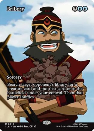 Bribery (Borderless) (TLE-010) - Avatar: The Last Airbender: Eternal-Legal - Poke-Collect