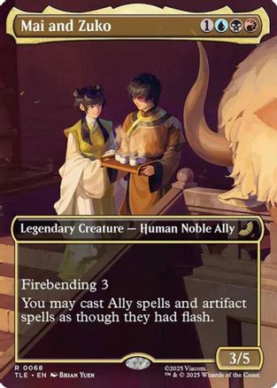 Mai and Zuko (Borderless) (TLE-068) - Avatar: The Last Airbender: Eternal-Legal - Poke-Collect