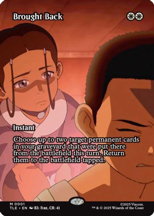 Brought Back (Borderless) (TLE-001) - Avatar: The Last Airbender: Eternal-Legal - Poke-Collect