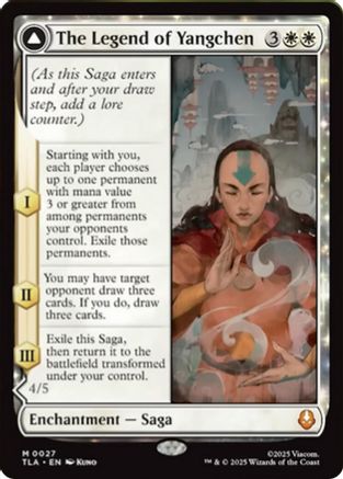 The Legend of Yangchen (TLA-027) - Avatar: The Last Airbender - Poke-Collect