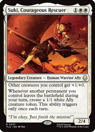Suki, Courageous Rescuer (TLA-037) - Avatar: The Last Airbender - Poke-Collect