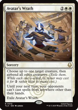 Avatar's Wrath (TLA-012) - Avatar: The Last Airbender - Poke-Collect