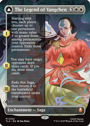 The Legend of Yangchen (Borderless) (TLA-354) - Avatar: The Last Airbender - Poke-Collect