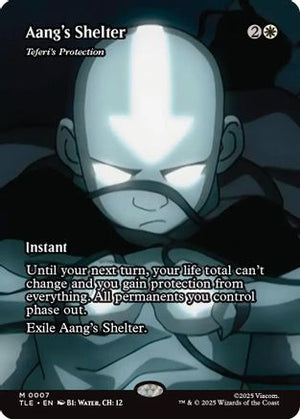 Aang's Shelter - Teferi's Protection (Borderless) (TLE-007) - Avatar: The Last Airbender: Eternal-Legal - Poke-Collect