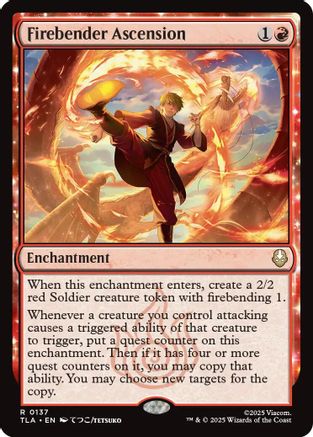 Firebender Ascension (TLA-137) - Avatar: The Last Airbender Foil - Poke-Collect