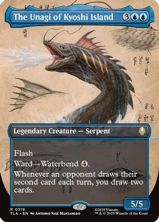 The Unagi of Kyoshi Island (Borderless) (TLA-319) - Avatar: The Last Airbender Foil - Poke-Collect