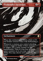 Firebender Ascension (Borderless) (TLA-312) - Avatar: The Last Airbender Foil - Poke-Collect