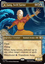 Aang, Swift Savior (Showcase) (TLA-347) - Avatar: The Last Airbender - Poke-Collect