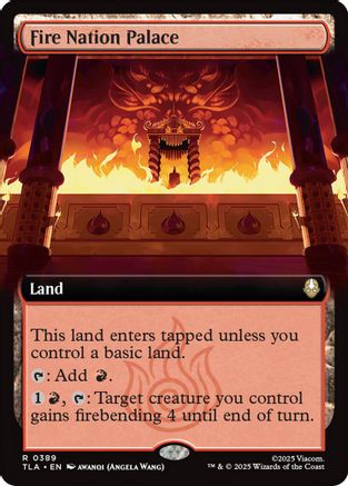 Fire Nation Palace (Extended Art) (TLA-389) - Avatar: The Last Airbender - Poke-Collect