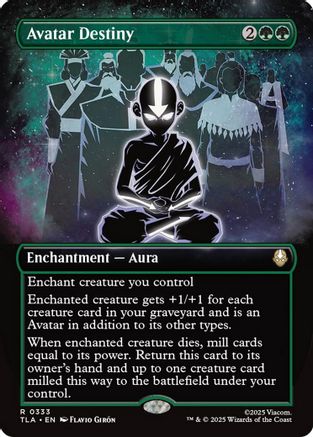 Avatar Destiny (Borderless) (TLA-333) - Avatar: The Last Airbender Foil - Poke-Collect